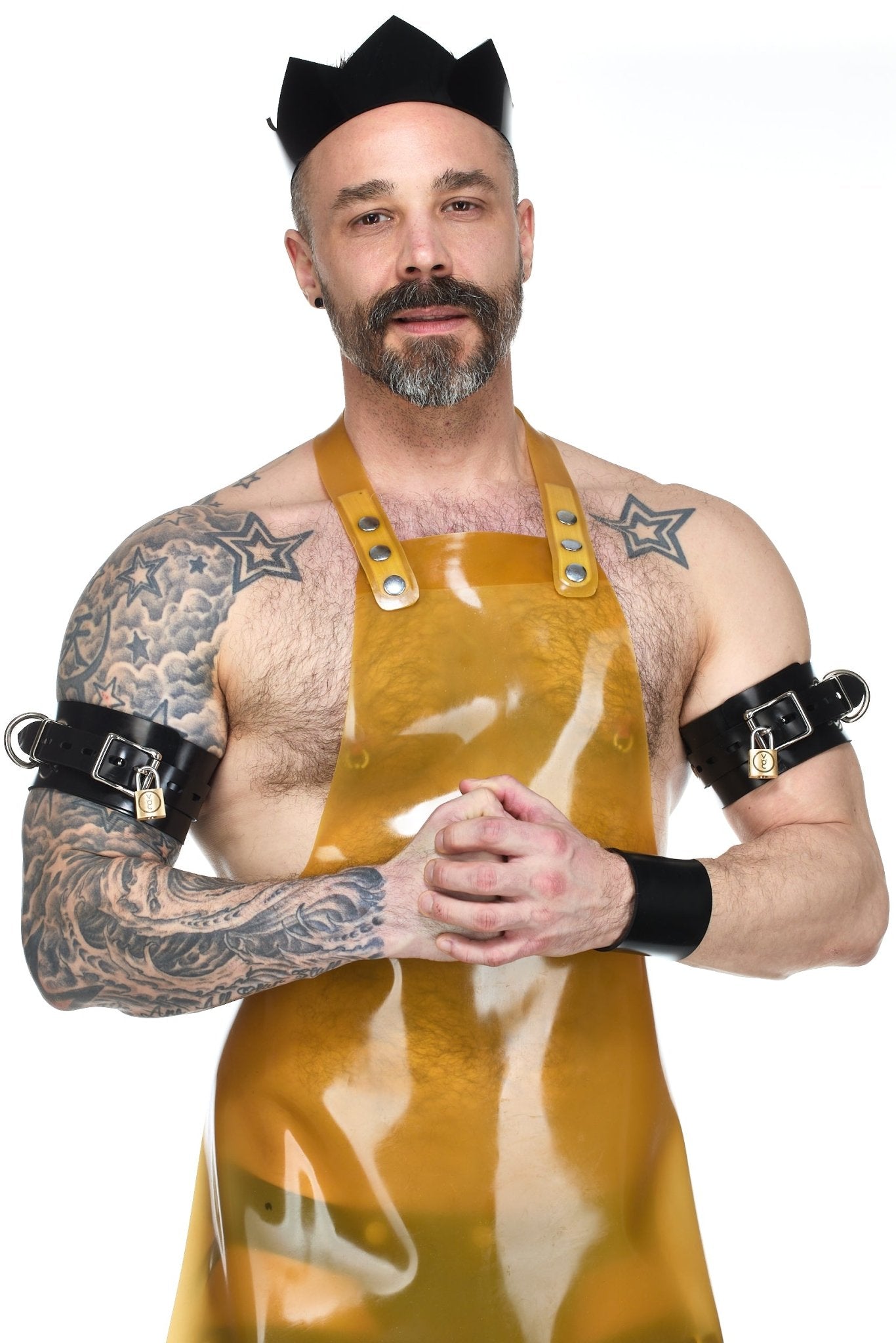 Heavy Rubber Arm Cuffs (2 pcs) - Vilain Garçon - Heavy Rubber Arm Cuffs (2 pcs)