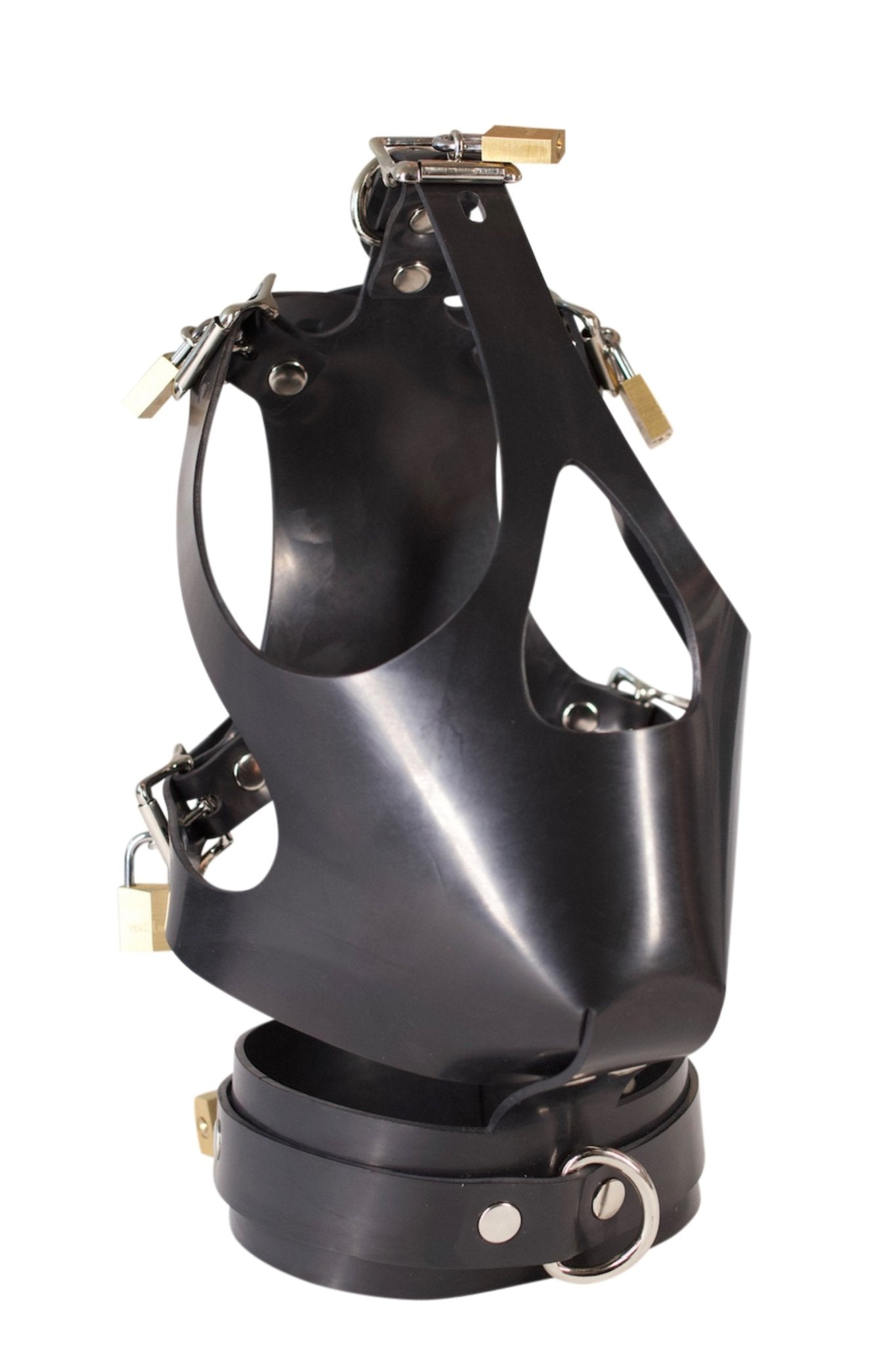 Heavy Rubber Locking Silencing Muzzle - Vilain Garçon - Heavy Rubber Locking Silencing Muzzle