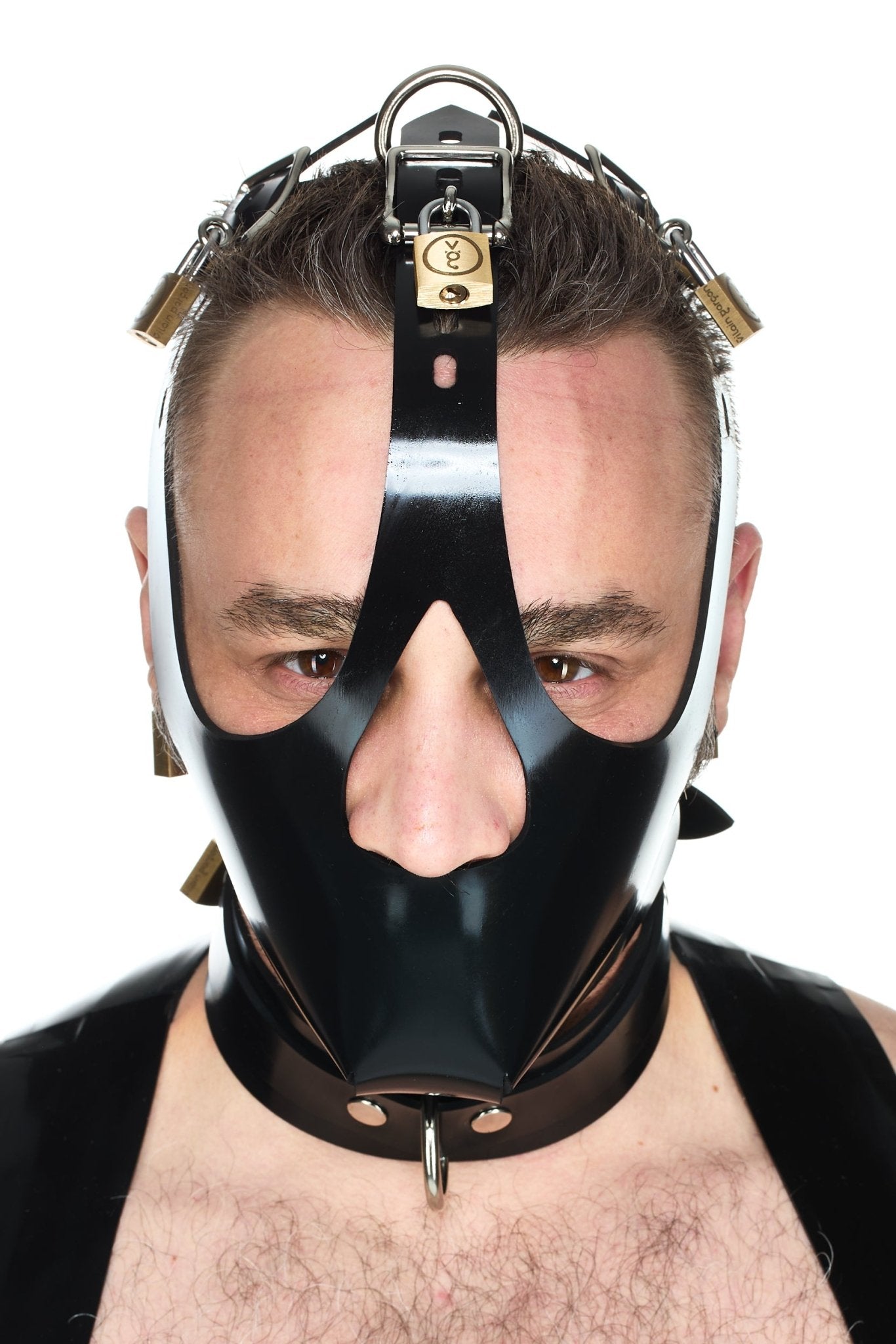 Heavy Rubber Locking Silencing Muzzle - Vilain Garçon - Heavy Rubber Locking Silencing Muzzle