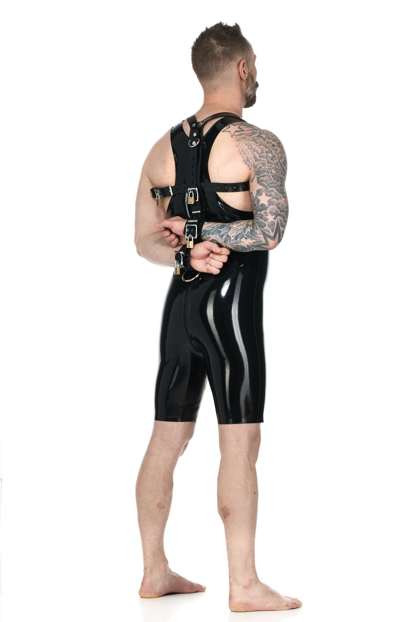 Heavy Rubber Shoulder-to-Wrist Restraint - Vilain Garçon - Heavy Rubber Shoulder-to-Wrist Restraint