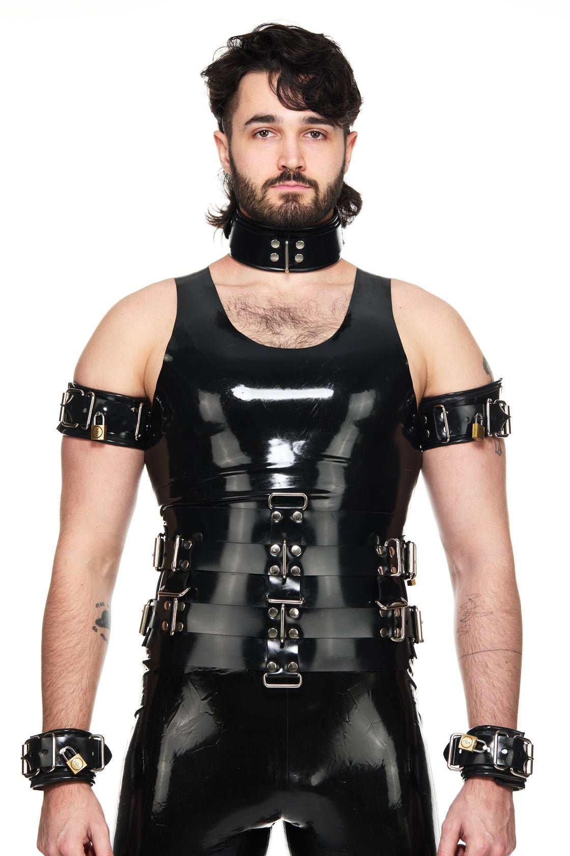 Heavy Rubber Bondage Corset belt - Vilain Garçon - Heavy Rubber Bondage Corset belt