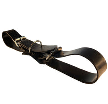 Load image into Gallery viewer, Heavy Rubber Bicep Binder - Vilain Garçon - A heavy rubber bondage strap for tie arm bihide the back.
